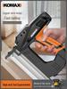 Comax Pneumatic 2-in-1 Electric Nail Gun - Straight & Brad Nailer for Woodworking and Steel Nails.