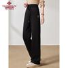Yuzhaolin Women's Fleece-Lined Straight-Leg Casual Sweatpants