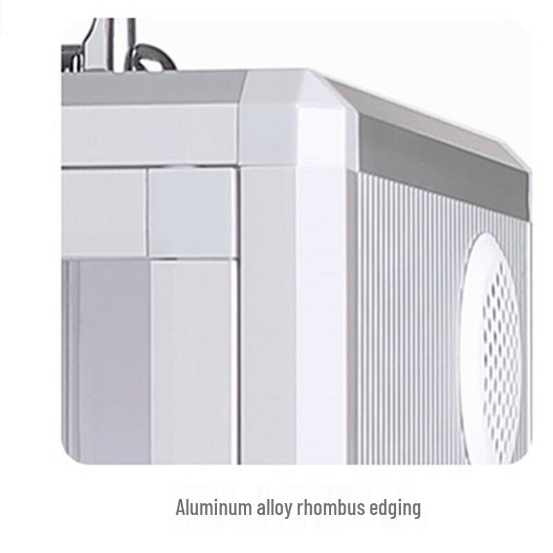 12-Slot Aluminum Alloy Mobile Phone Storage Box