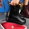 2025 Women Snow Boots Fur Ladies Shoes Zipper Winter Boots Women Solid Color Warm Mom Cotton Ankjle Boots Flat with Shoes Botas