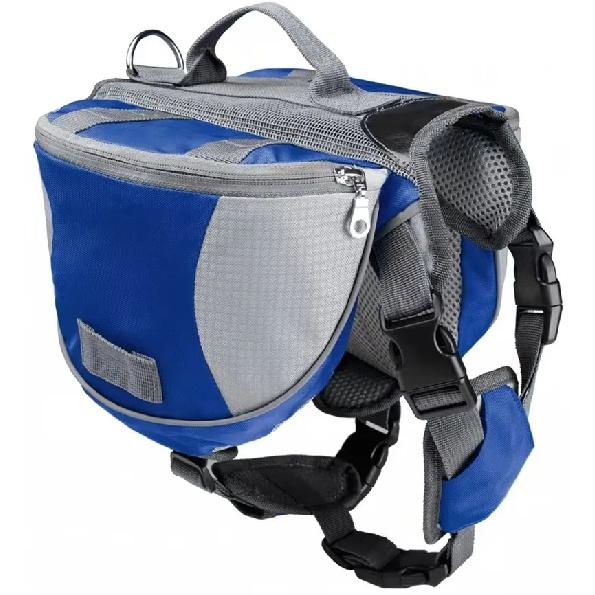 Pet Outdoor Backpack Large Capacity Dog Adjustable Saddle Bag Luxury Dog Backpack Harness Carrier For Traveling Hiking