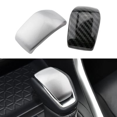 Car Gear Shift Knob Cover Trim for Toyota Rav4 2019 - 2025 Corolla Cross 2020 - 2025 AT Interior Decorative Sticker Accessories