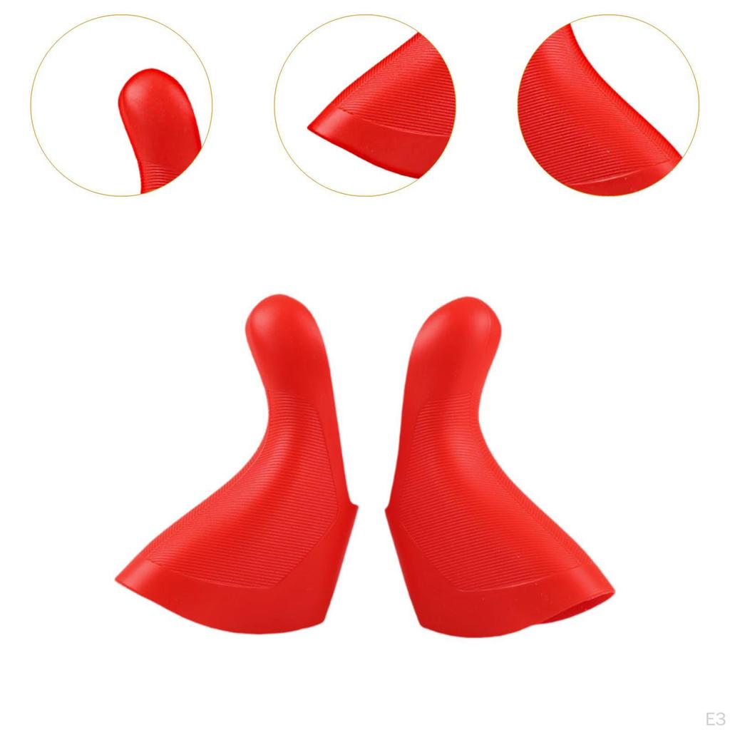 2 Stück Handschalthebelabdeckungen Rennrad Bremshebel Gummis Fahrrad Lenkergriffe Elegante Überzüge