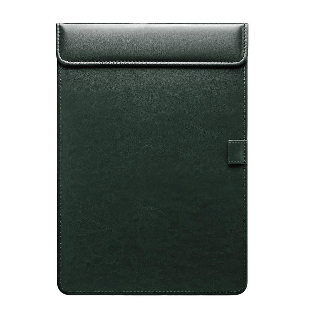 PU Leather Signature Writing Pad Magnetic Absorption Clip Board Writing Clipboard  School Office