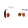 IngeSight.Z 2026 Unique Inlaid Resin Acrylic Opening Ring Creative Irregular Geometry Adjustable Knuckle Ring Daily Wear Jewelry