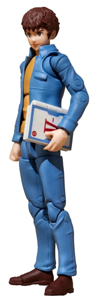 COLLECTION 01 Mobile Suit Gundam Earth Federation Forces Amuro Ray 100mm PVC Painted Action Figure G.M.G. Approx.
