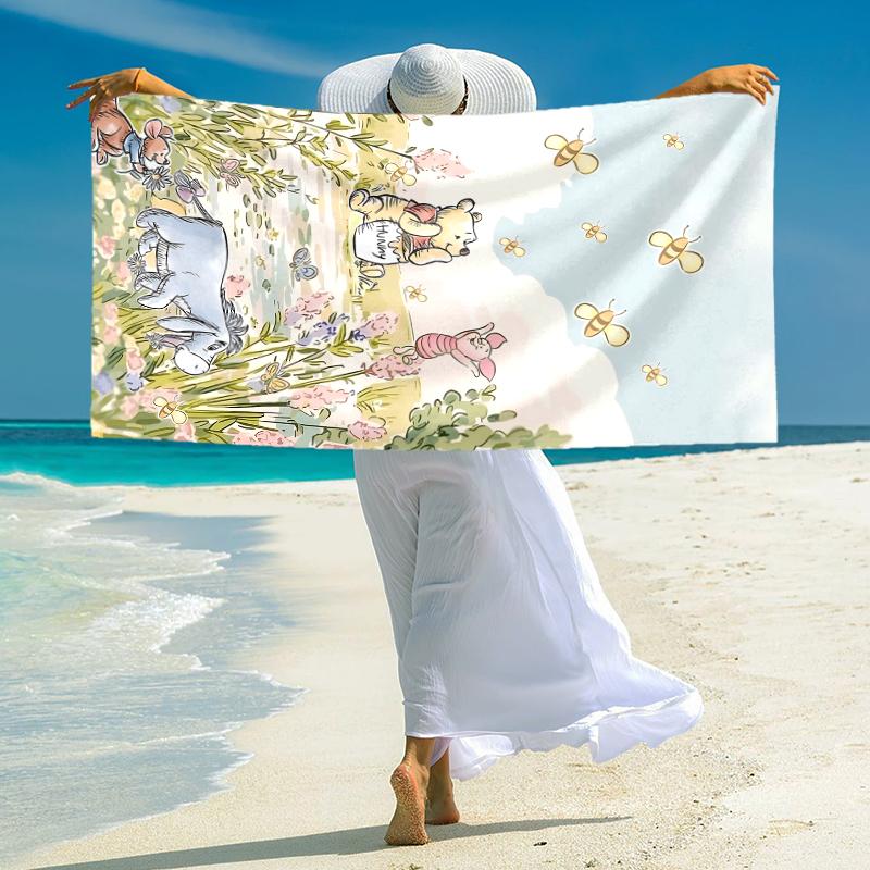 Minnie Mouse Adventures Towel Large Quick-Drying Microfiber soft S-Square Pants-s Beach Towel for Travel Fitness Bathing Camping. 0730s104