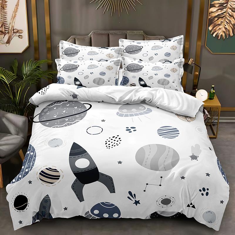 Fashion Technology Printing, 3D Digital Printing, Bedding, Duvet Covers, Pillowcases, Three-piece Sets