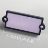 Black Plastic Spirit Level with Hanging Ear Rack and Screw Eyelet