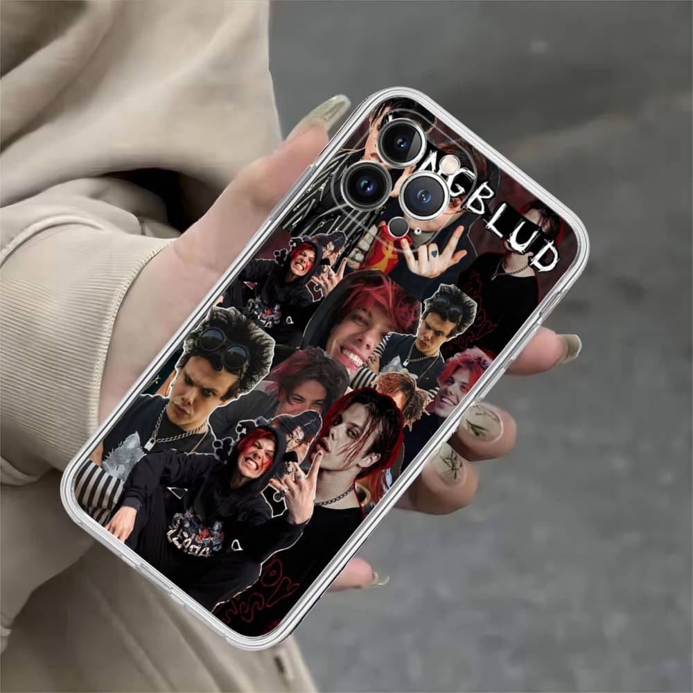 Y-Yungblud Hot Singer Phone Case for iPhone 17 16 15 Plus 14 13 Mini 12 11 Pro Max Soft Shell Cover