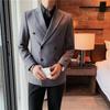 2024 Trendy Korean-Style Men's Loose Suit Jacket - Handsome, Casual, All-Match, Perfect for Spring & Autumn
