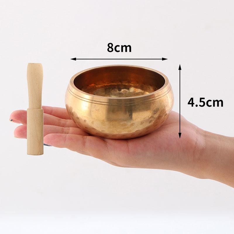 Nepal Buddha Sound Tibetan Singing Bowl - Copper Meditation and Yoga Chime