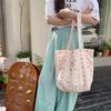 Ladies Bag Korean Version Sweet Girly Style Floral Canvas Bag Large Capacity Commuter Shoulder Tote Bag Fashion Handtasche Damen