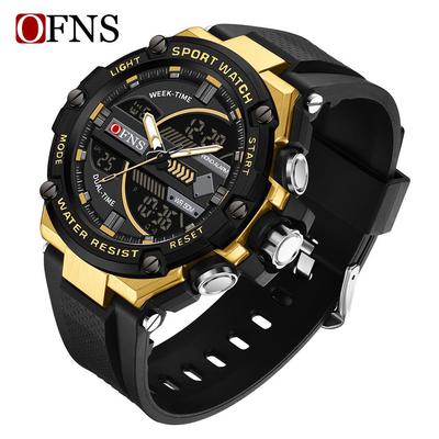Oufannishi Luminous Men's Multifunctional Sports Watch with Timer & Alarm