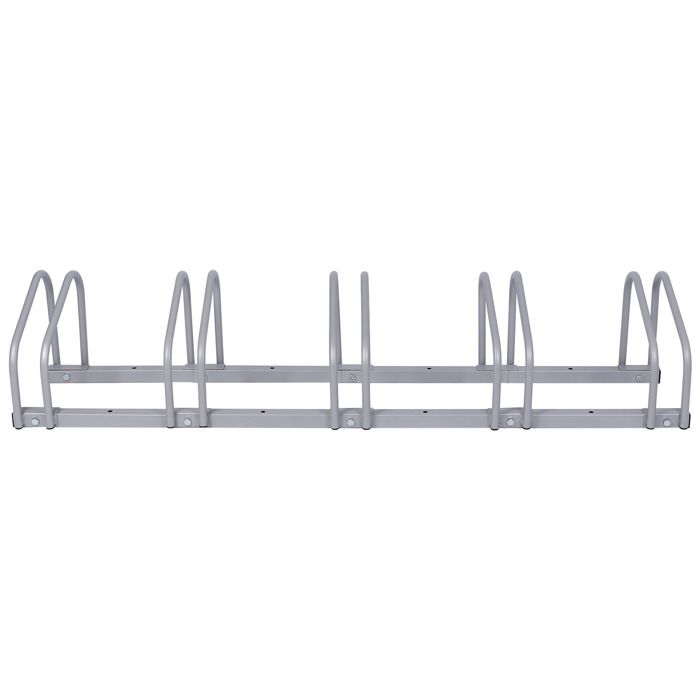 Wiltec Râtelier pour 5 vélos, 1305 x 320 x 265 mm, Extensible, Montage
