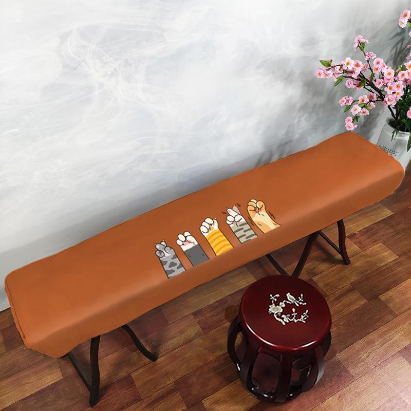 161-165cm Waterproof Guzheng Cover Chinese Ancient Style Dust Cover Edge Classical Literary Piano Organ Keyboard Furniture Cover