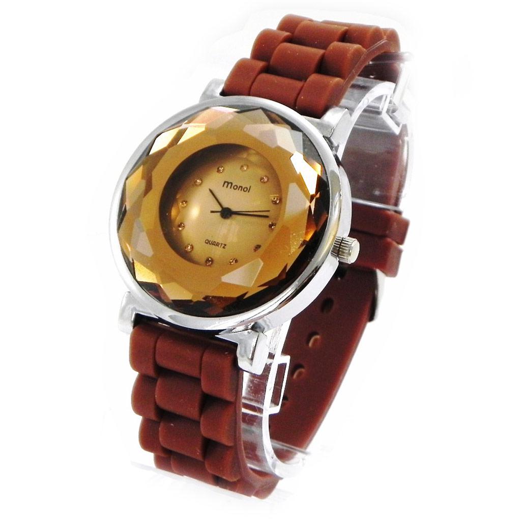 Les Trésors De Lily [I2735] - Montre Design 'Absolu' marron