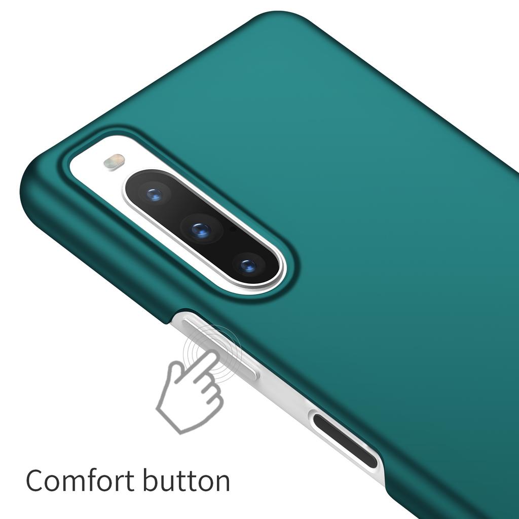 Pro Sony Xperia 10 V Pouzdro na telefon Tvrdé PC Jednobarevné Ochranný zadní kryt proti otiskům prstů