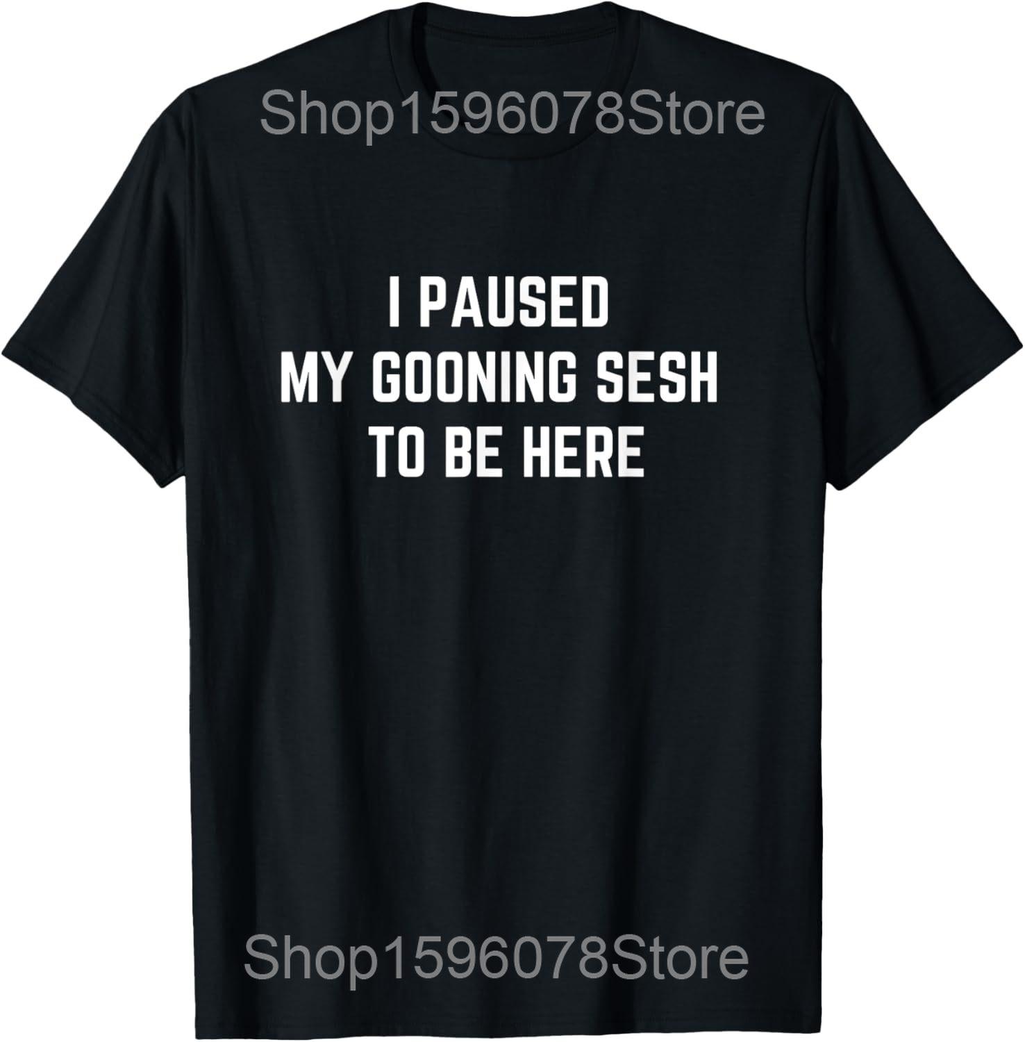 

Смешные футболки Eat Sleep Goon Repeat Gooning для мужчин и женщин, 100% хлопок, с юмором, уличная одежда, футболка с коротким рукавом, унисекс, свободная одежда S