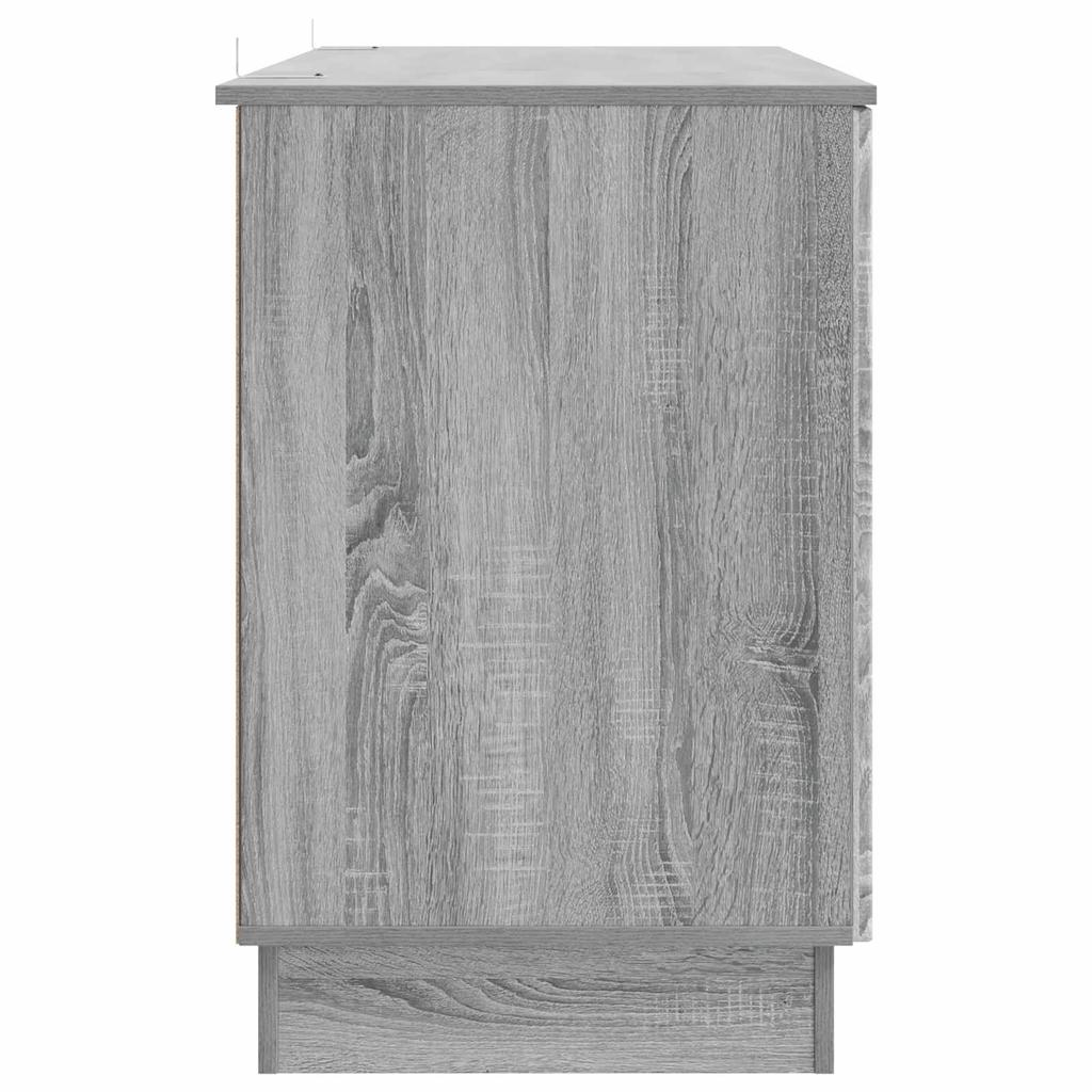 Desk Grey Sonoma 142.5 x 50 x 75 cm Particleboard