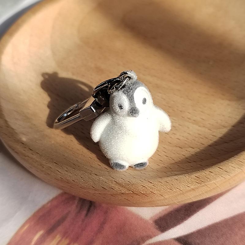 

Флокированные брелоки с морской выдрой и белым медведем, животные, смола, мультяшные, милые, забавные, подвеска, сумка, коробка, кольцо для ключей от машины, ювелирные изделия