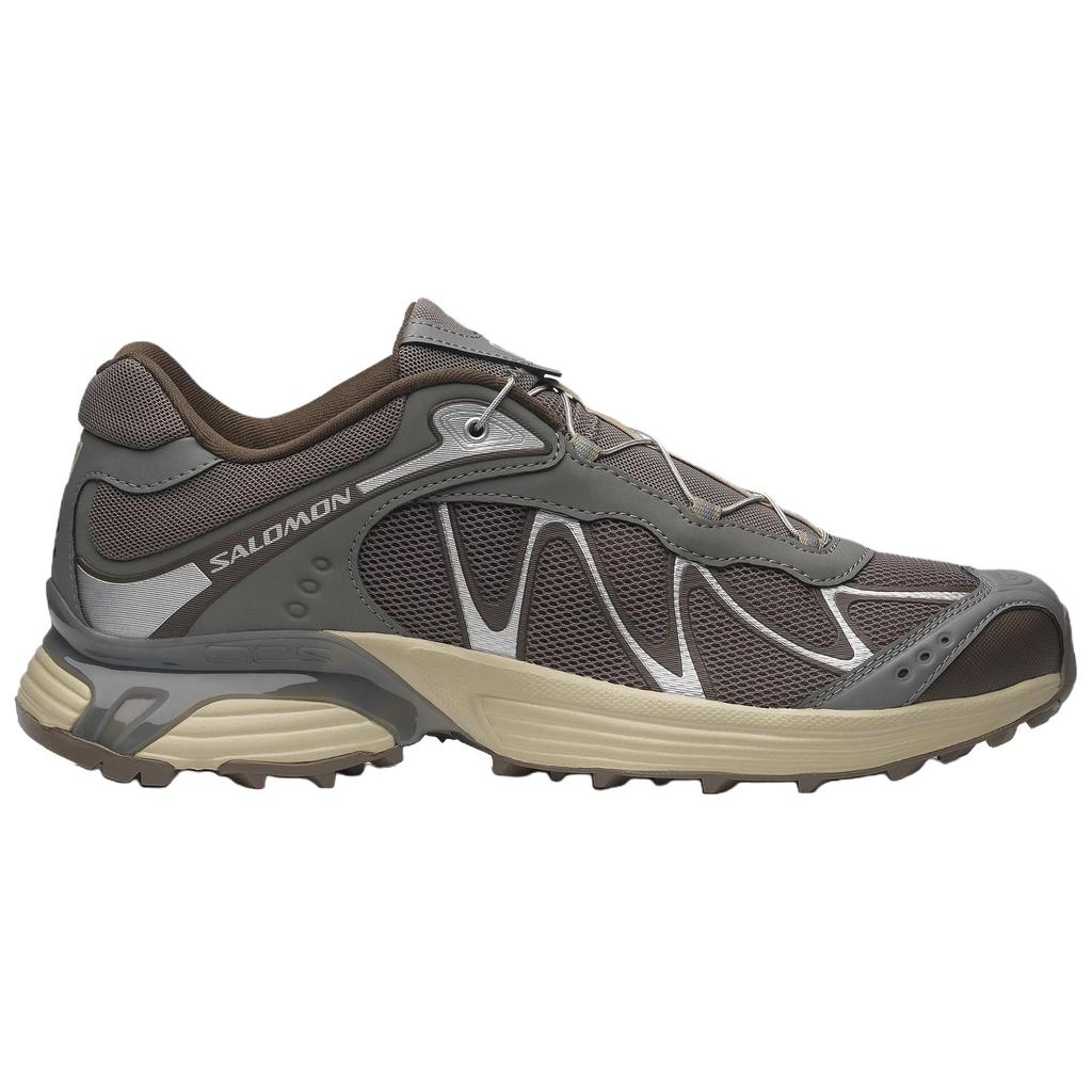 SALOMON XT WHISPER Cushioning Abrasion Resistant Coverage Support Lightweight Casual Running Shoes Men's Gray Brown 479791