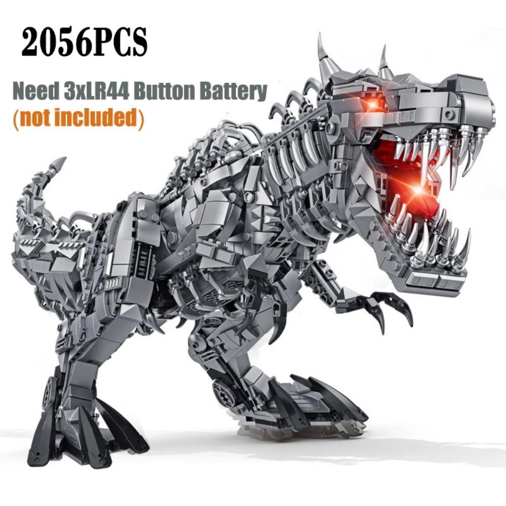 Dinosaurier Spielzeug Jurassic Park Indominus Rex Dinosaurier Welt Bausteine Mosasaurus Tyrannosaurus Steine DIY Spielzeug Kinder Geschenke