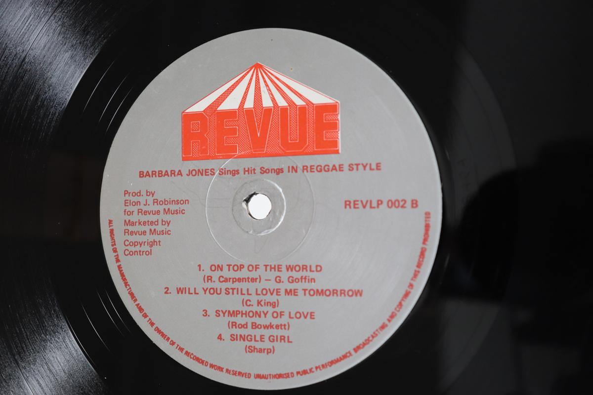 

LP Record BARBARA JONES - Sings Hit Songs In Reggae Style REVLP002 REVUE RECORDS 1983 UK Reggae, Ska & Dub Used