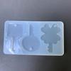 Silicone Mold Clovers Accessories Molds Practical Epoxy Resin Keychain Pendant Ornaments Mould Jewelry Making Supplies