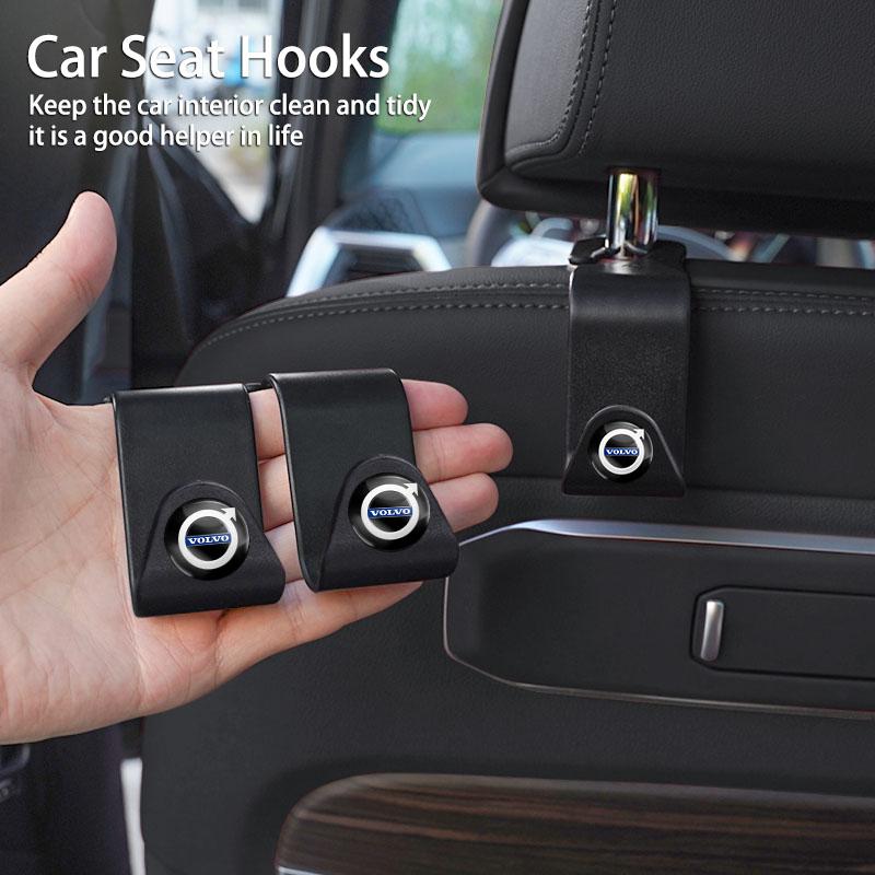 Car Seat Back Hooks Portable Hanging Bag Rack Accessories For Volvo XC90 V90 V60 XC60 V40 S80 S60 S90 C40 XC40 V70 XC70 C30 C70