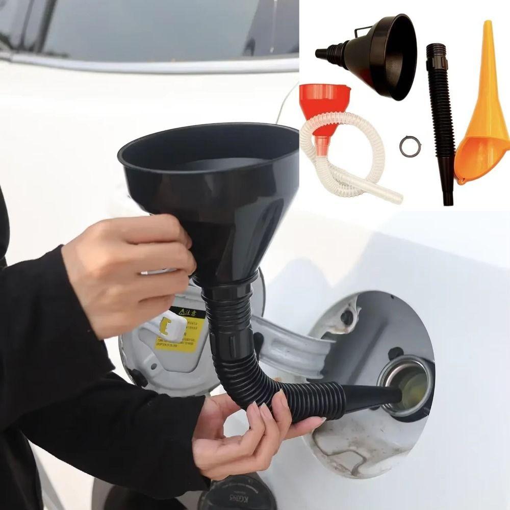 Multi Caliber Automotive Fuel Funnel Flexible Automotive Funnel Different Vehicles