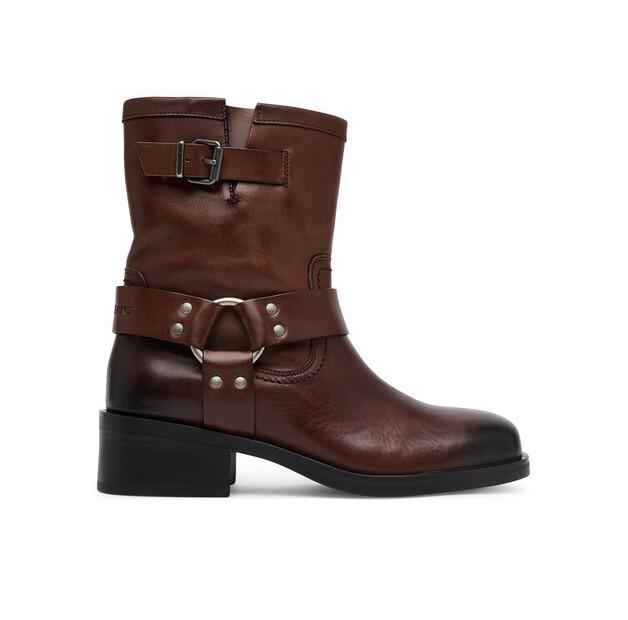 Ankle Boots Tommy Jeans Tjw Biker EN0EN02811 Brown