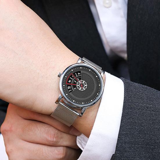 

Мужские часы с поворотным столом, модные, креативные, удобные, идеальный подарок, высокоточные кварцевые часы, аксессуары
