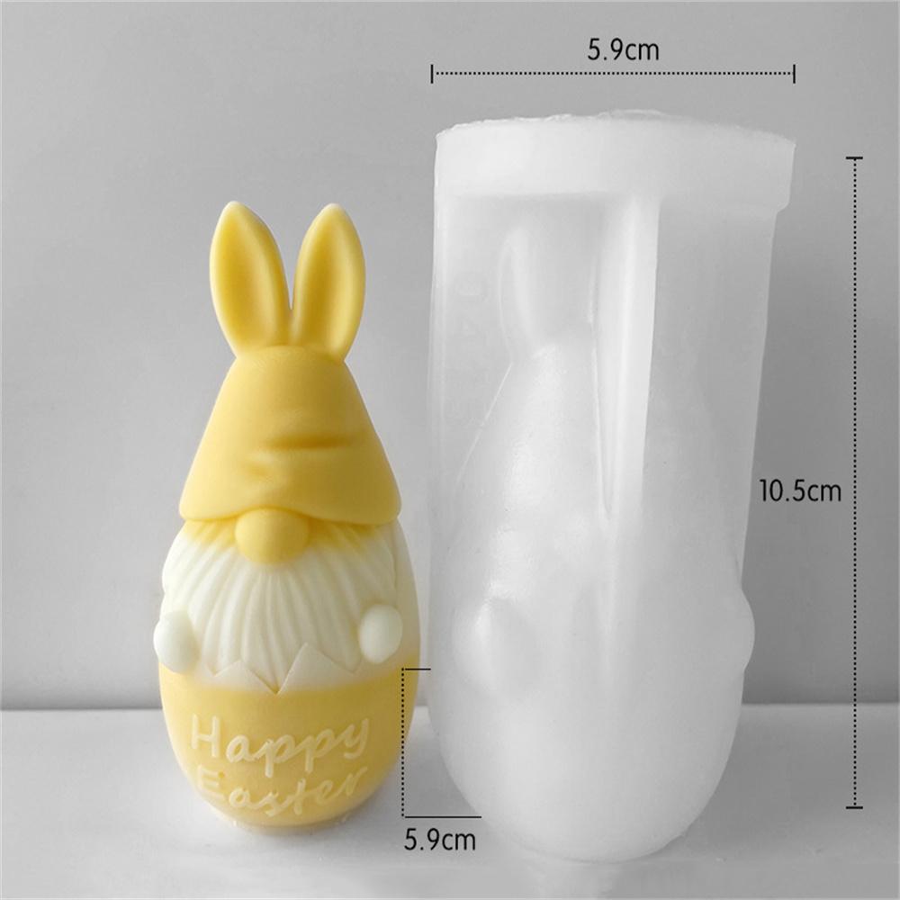 3D Velikonoční formy na skřítky Velikonoční silikonové formy na skřítky pro výrobu svíček, silikonová forma na svíčky se skřítky DIY ručně vyráběné řemeslo pro aromaterapii
