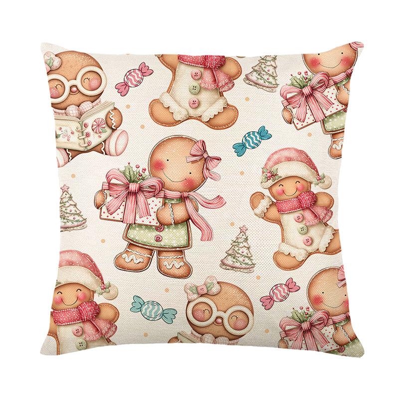 

Christmas Pillow Case Does Not Contain Core New Christmas Pillow Sofa Pillow Bedside Cushion 45 * 45Cm (without pillow core)