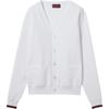 Cotton Piquet Knit Cardigan 836390-XKE0V-9074