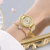 New Light Luxury  Diamond Personality Daily Fashion Ladies Bracelet Watch