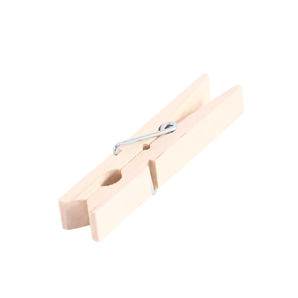 72mm Long Multiufunction Wedding School Wooden DIY Clothespin Clothes Pegs Craft Decoration Photo Clips
