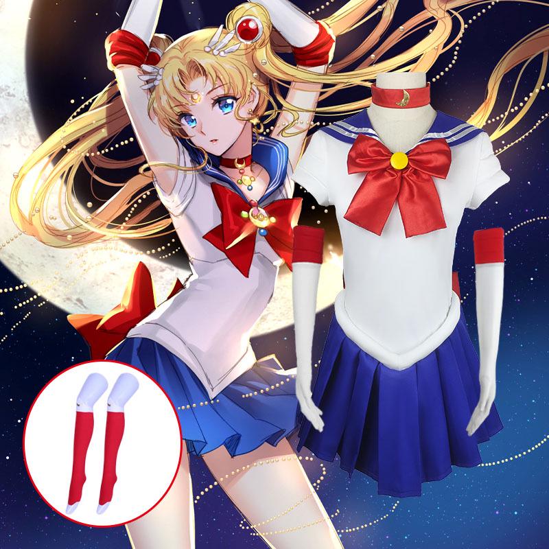 Sailor Moon Usagi Tsukino 4th Gen Sailor Suit Kids Halloween Costume