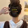 2Pcs/set Geometric Hairpins Rectangle Barrette Simple Acetate Hair Clips  Girls