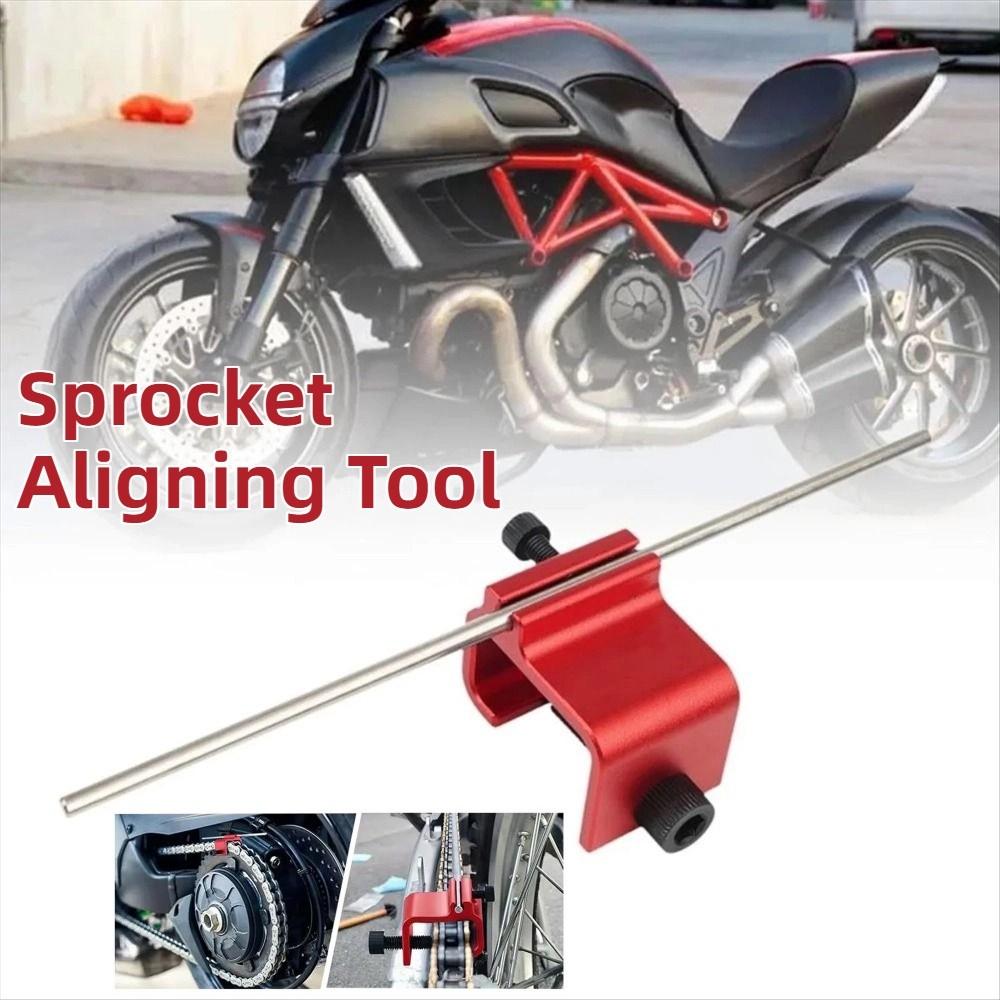 Quick Motorcycle Chain Alignment Tool Motorcycle Chain Straightener Motorcycle Repair Accessories