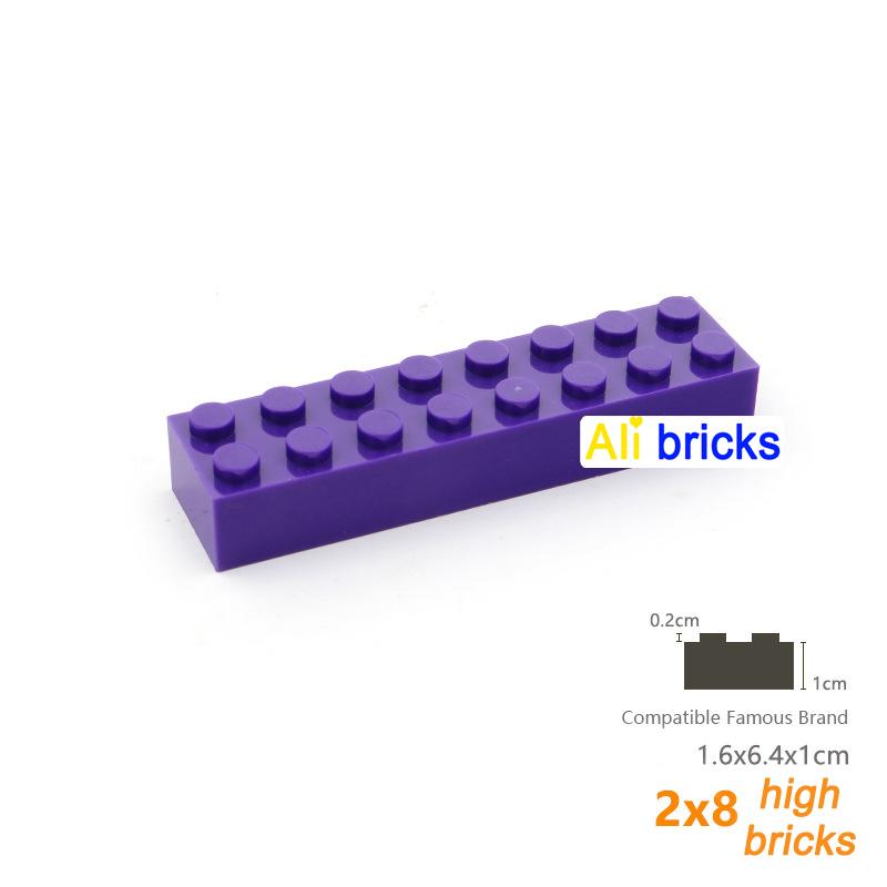 

Розвиваючі креативні іграшки для дітей 40 шт., пластикові кубики розміром 2x8 точок, сумісні з розміром 3007.