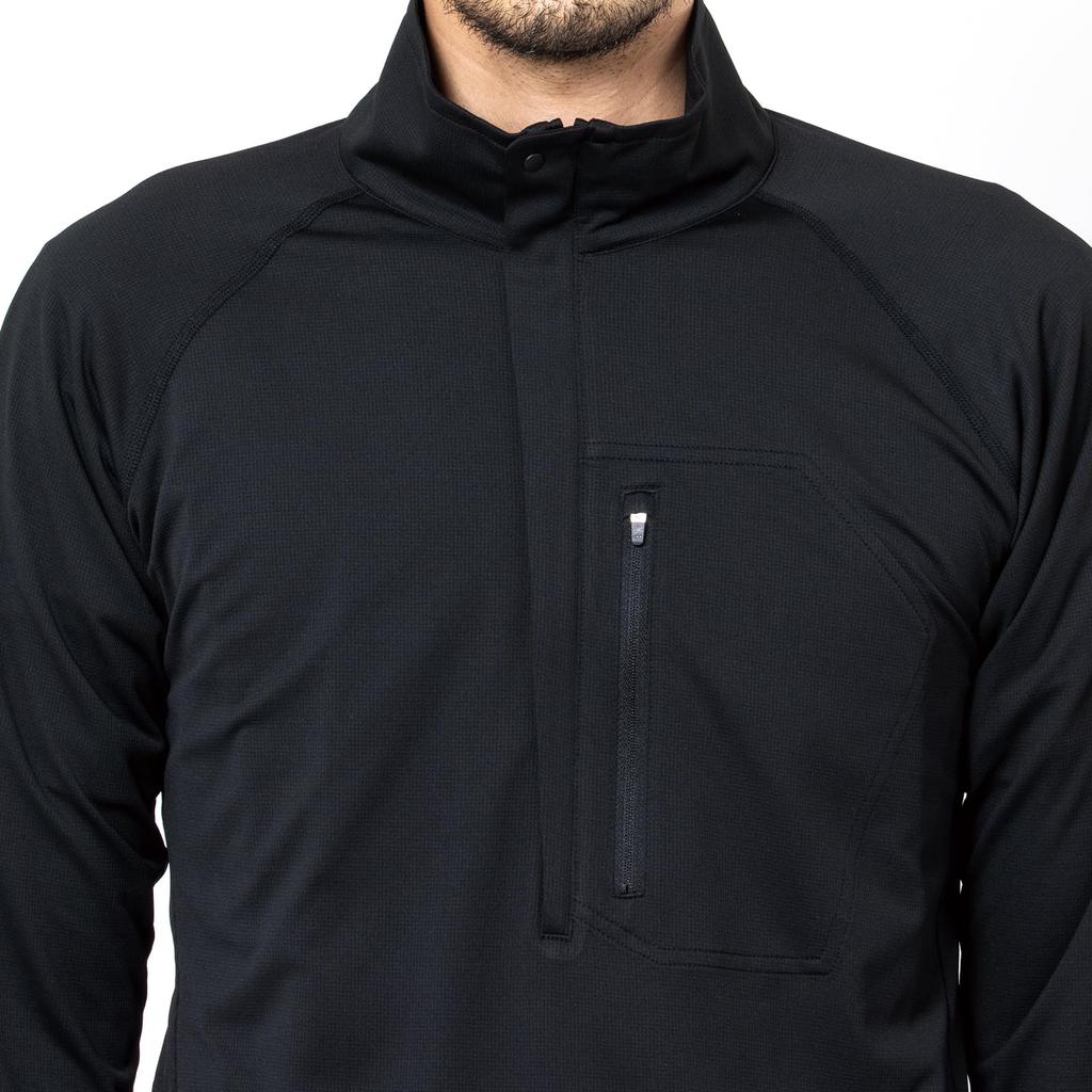 Karrimor Trekking Black Fast-Dry L/S Half-Zip