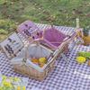 Rattans Storage Serving Basket Bread Picnics Basket Bicycles Storage Basket Family Picnics Essential
