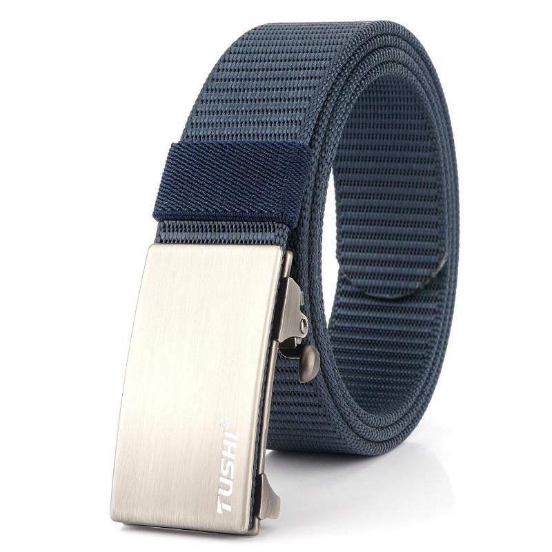 Unisex Belt Versatile And Slimming With Metal Buckle Belt Paired With Jeans