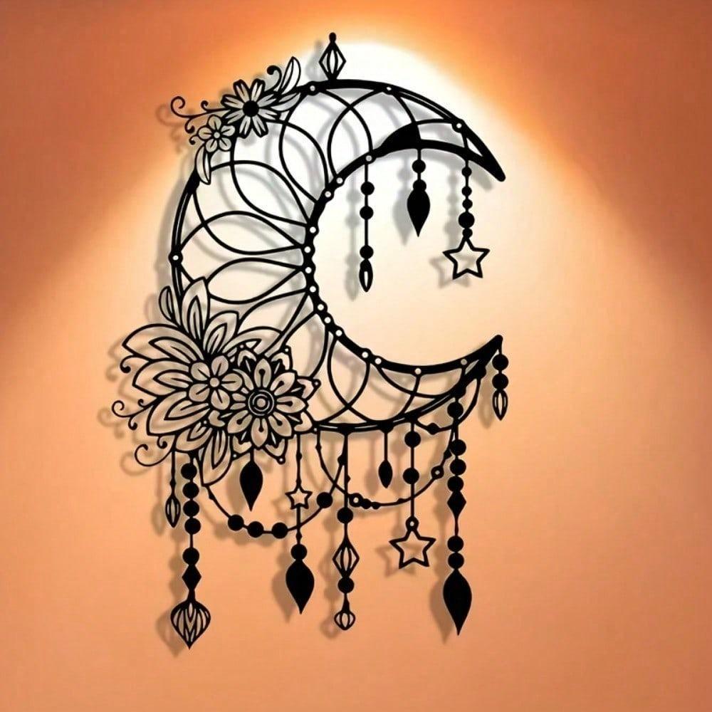 Metal Wall Art for Living Room Modern Home Decor Indoor Sculpture Replica