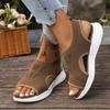 Women Summer Shoes New Mesh Fish Platform Sandals Women's Open Toe Wedge Sandals Ladies Light Casual Shoes Zapatos Mujer