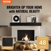 Fireplace Mantel Wood Shelf Floating Rustic Fireplace Mantel 48" Espresso