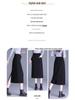 Trendy Solid Color Slit Midi Skirt for Autumn/Winter