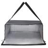 Dual Zippers Pizza Carrier Bag Fully Insulated Food Delivery Bag  Travel Picnic